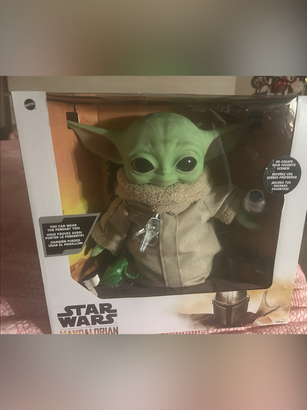Star Wars Grogu Green and Tan Poseable Grogu